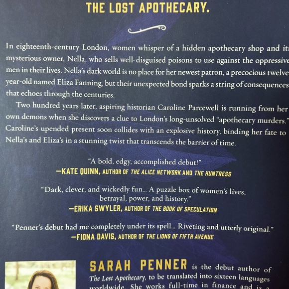 The Lost Apothecary by Sarah Penner - Picture 2 of 2